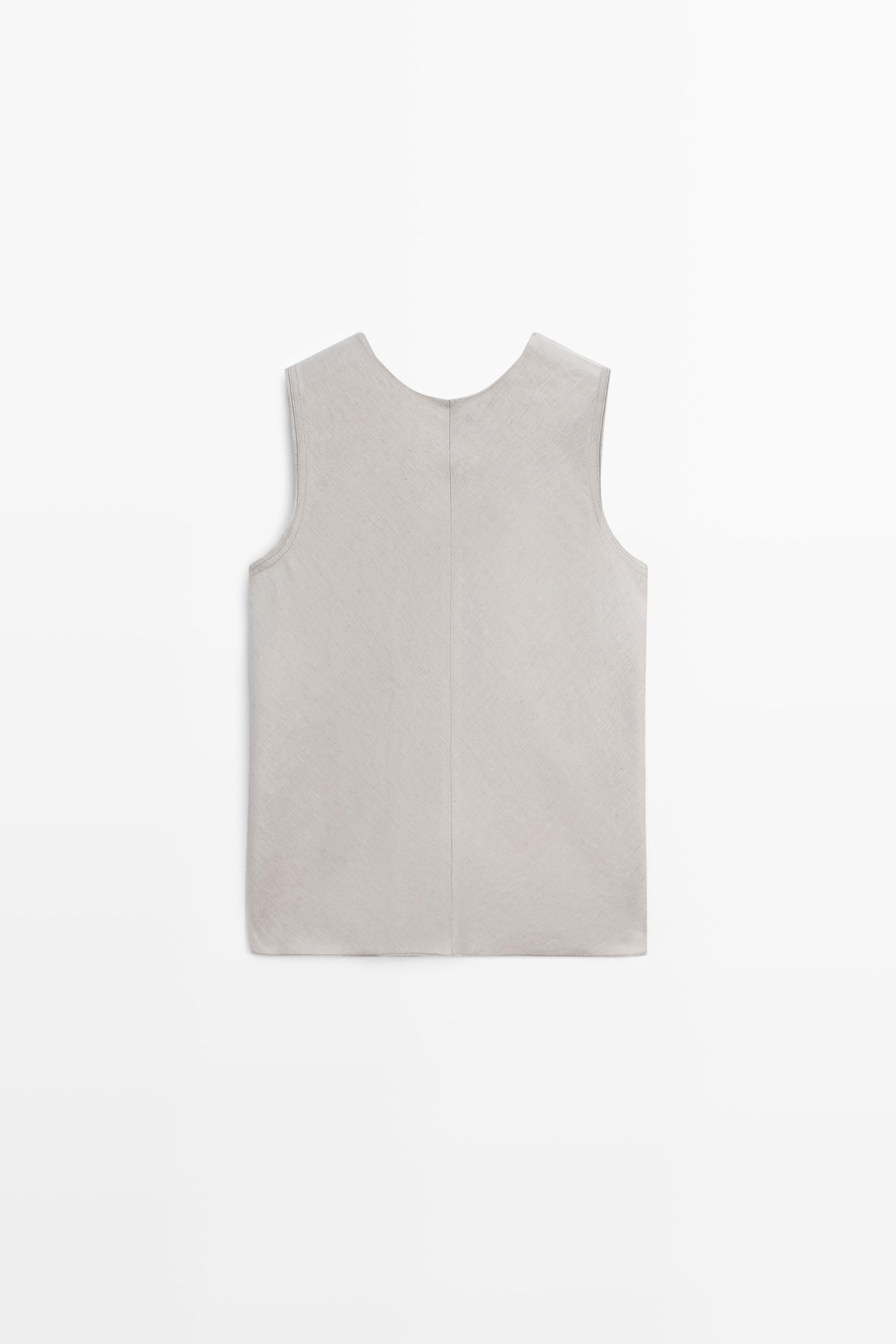 STUDIO Ruffle-detail flowing top